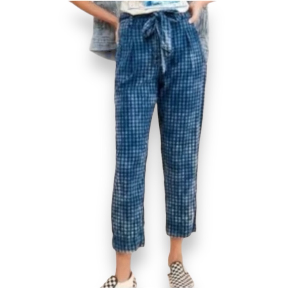 Anthropologie Maeve Avryl Bleached Slim Pants Size 8